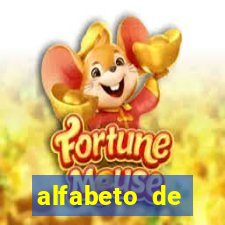 alfabeto de caligrafia bonita